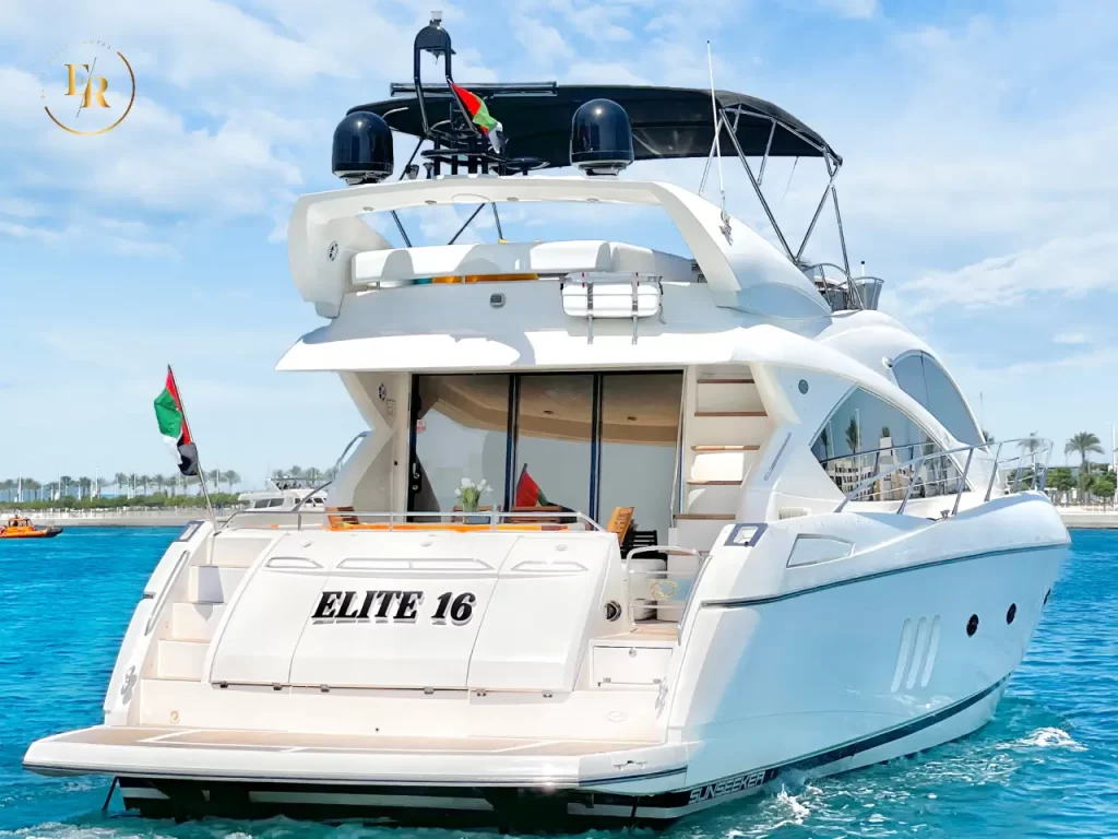 Sunseeker 70 Elite yacht rental Dubai